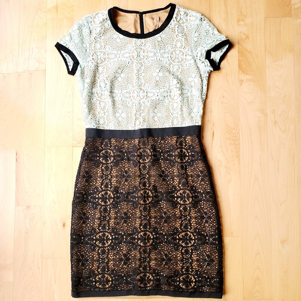 Bailey 44 NWOT Yvette Colorblock Lace Mini Party Dress Women's Size 4